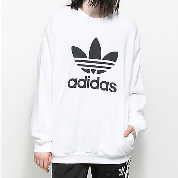 Womens Adidas Crewneck With Pockets 